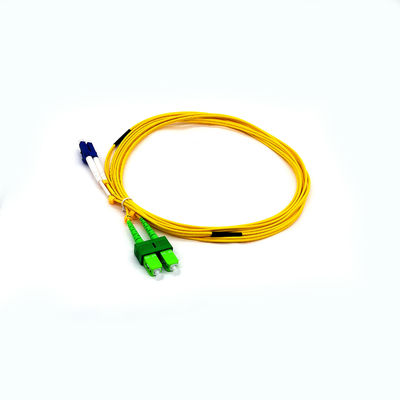 Симплексный SC APC G652D 2.0mm 1m к гибкому проводу оптического волокна SC UPC