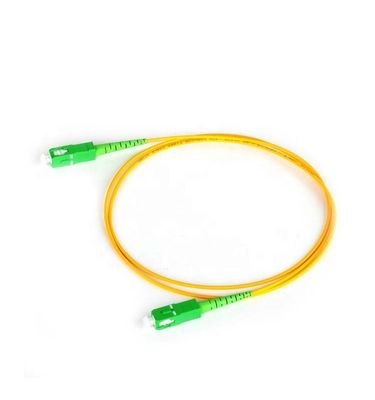 Гибкий провод оптического волокна режима 3M SC/APC сети FTTH одиночный симплексный