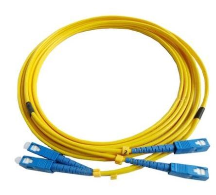 SC/UPC к кабелю оптического волокна SC/UPC двухшпиндельному SM DX для FTTH
