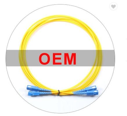 OM1 симплексный гибкий провод оптического волокна дуплекса G652D 3m LSZH