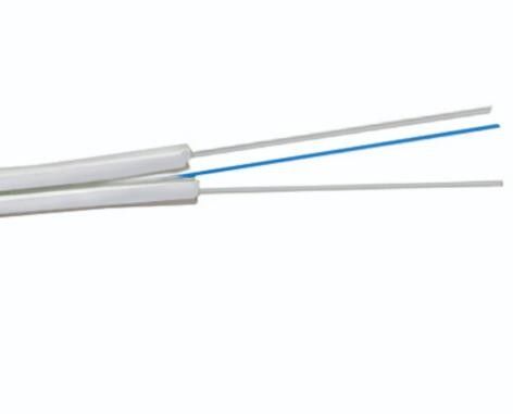 Кабель падения стекловолокна ядра FTTH куртки PVC 2 G.652D G.657A LSZH