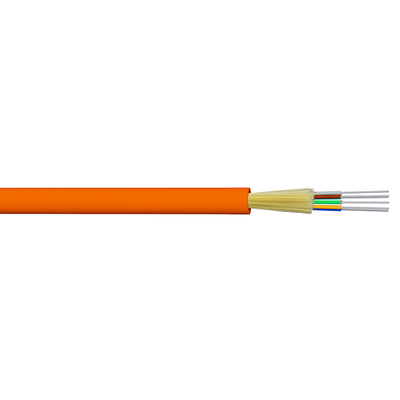 Ядр GJFJV кабеля оптического волокна 24 плотного буфера FTTH крытое для антенны и трубопровода