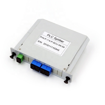 Стекловолокно Splitter PLC FTTH 1x12 с кассетой соединителя FTTH SC/APC
