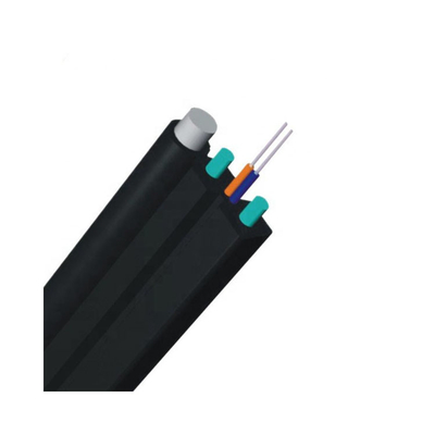 На открытом воздухе кабель падения 1 Ftth волокна 2 4 6 8 12 стренга LSZH GJYXH FO 1.2mm стальная