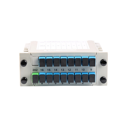 Тип Splitter кассеты соединителей SC UPC коробки ABS Splitter Plc держателя шкафа стекловолокна 1X16