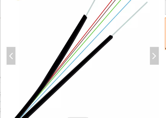 Кабель волокна падения ядра G657A FTTH ядра 2 куртки 1 кабеля падения LSZH GJXH FTTH