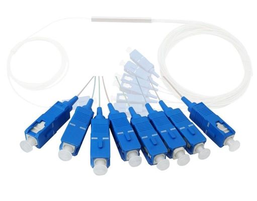 Splitter PLC оптического волокна соединителя SC UPC APC FTTH 1x2 1x4 1x8 1x16
