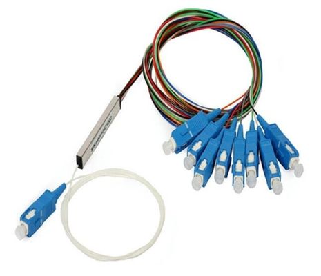 Splitter PLC оптического волокна соединителя SC UPC APC FTTH 1x2 1x4 1x8 1x16