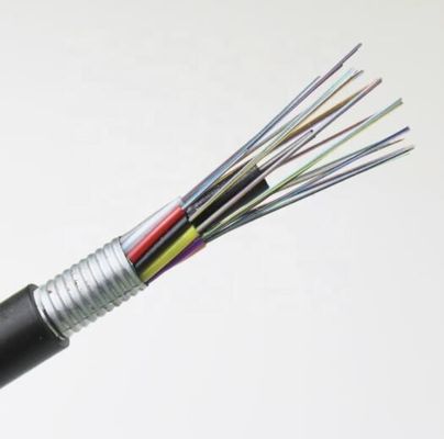 GYTA Armored 12 24 36 48 72 192 144 кабель оптического волокна одиночного режима Fibra Optica трубопровода цены 288 ядров на открытом воздухе