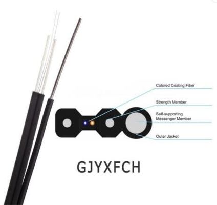 Ядр крытое FTTH ядра 4 одиночного режима 2 вычисляет кабель оптического волокна 8