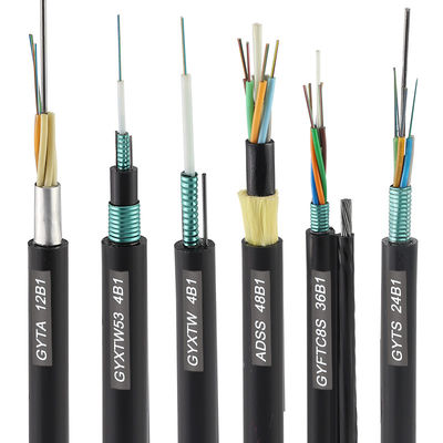 8.2mm 2 кабель оптического волокна ядров на открытом воздухе FOC с кабелем 0.9mm плотным амортизированным