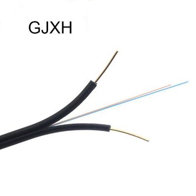 Крытый на открытом воздухе кабель оптического волокна ядра FTTH GJYXFCH 2 плоский