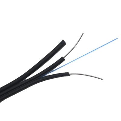Крытый на открытом воздухе кабель оптического волокна ядра FTTH GJYXFCH 2 плоский