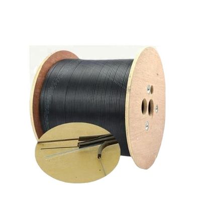 Крытый на открытом воздухе кабель оптического волокна ядра FTTH GJYXFCH 2 плоский