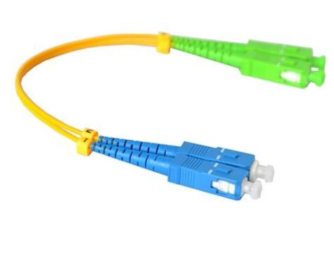 SC/UPC к кабелю оптического волокна SC/UPC двухшпиндельному SM DX для FTTH