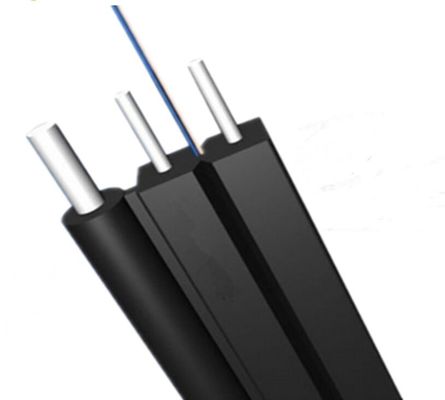 Крытый кабель падения 2 оптического волокна FTTH 4 6 8 12 16 24 ядра с курткой LSZH