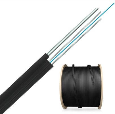Крытый кабель падения 2 оптического волокна FTTH 4 6 8 12 16 24 ядра с курткой LSZH
