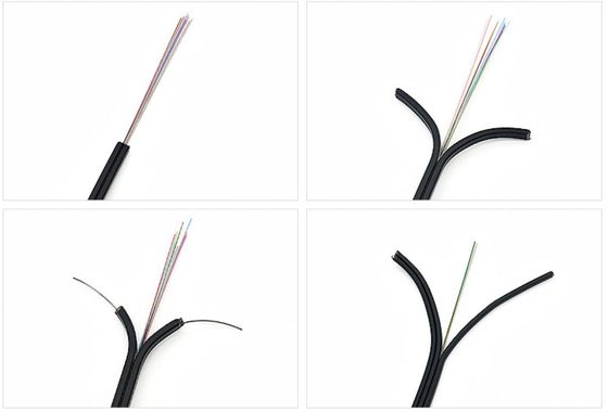 1 2 4 6 кабель падения ядра FTTH крытый с курткой LSZH