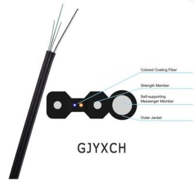 Гибкий провод оптического волокна одиночного режима GJXFH GJXH FTTH