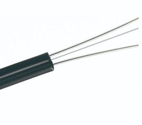 Кабель падения стекловолокна ядра FTTH куртки PVC 2 G.652D G.657A LSZH