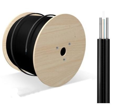 Кабель падения стекловолокна ядра FTTH куртки PVC 2 G.652D G.657A LSZH