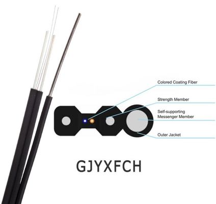 Кабель оптического волокна куртки GJYXCH GJYXFCH LSZH для FTTH