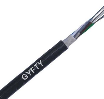 24 48 вырезают сердцевина из на открытом воздухе кабеля волокна GYFTY с членом прочности FRP