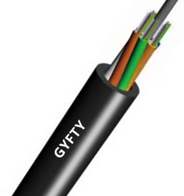 24 48 вырезают сердцевина из на открытом воздухе кабеля волокна GYFTY с членом прочности FRP