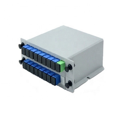 Стекловолокно Splitter PLC FTTH 1x12 с кассетой соединителя FTTH SC/APC