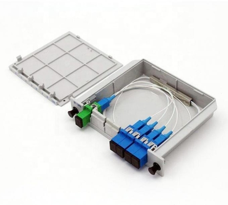 Стекловолокно Splitter PLC FTTH 1x12 с кассетой соединителя FTTH SC/APC