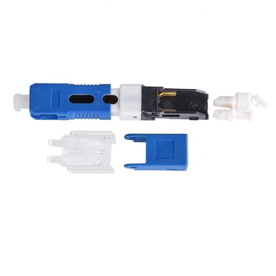 Соединителя соединителя SC/APC SM оптического волокна FTTH режим быстрого быстрого одиночный
