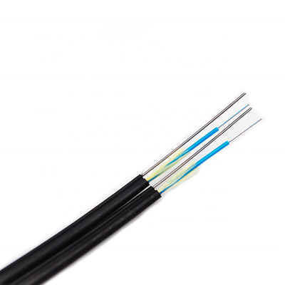 На открытом воздухе воздушное Ftth 24 поддерживать волокна оптического кабеля 12 ядров само-