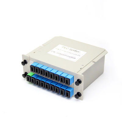 Тип Splitter кассеты соединителей SC UPC коробки ABS Splitter Plc держателя шкафа стекловолокна 1X16